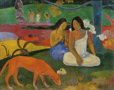 Arearea (De Rode Hond), 1892 door Paul Gauguin